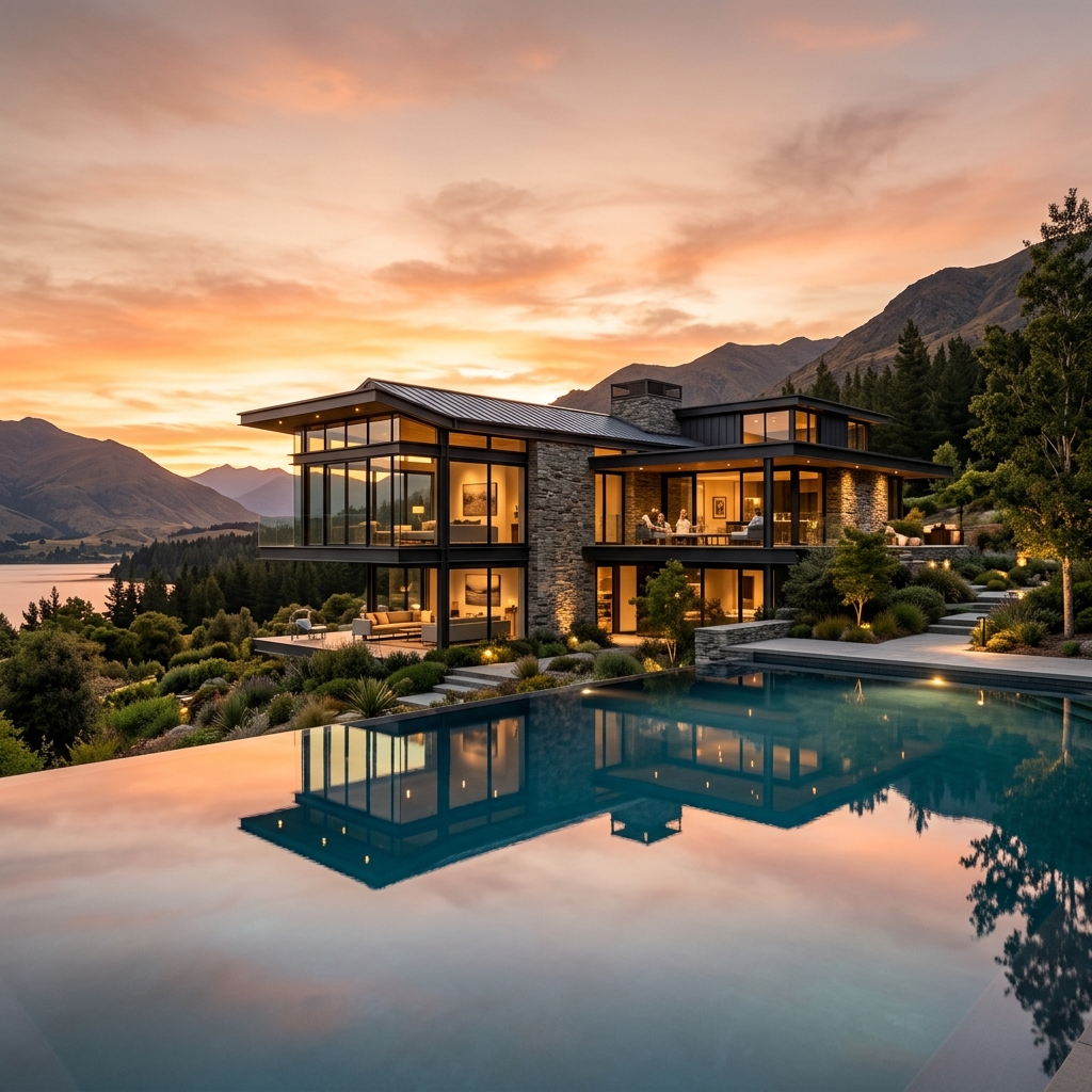 Lüks Çelik Villa Çatı ve Yapı Sistemleri